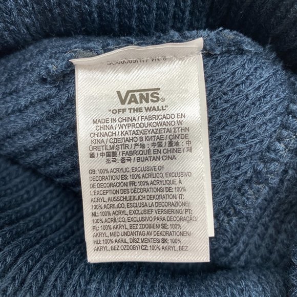 Vans MN Core Basics Beanie Skateboarding Hat Blue For Women And Men VN000K9YLKZ - Picture 6 of 8